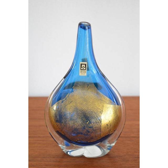 Glass Maltese Vase by Michael Harris for Mdina, 1970s For Sale - Image 6 of 6