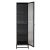 Metal Chandler Tall Cabinet, Black Iron For Sale - Image 7 of 10