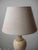 Stone Large Vintage Cream Marble Lamp For Sale - Image 7 of 8