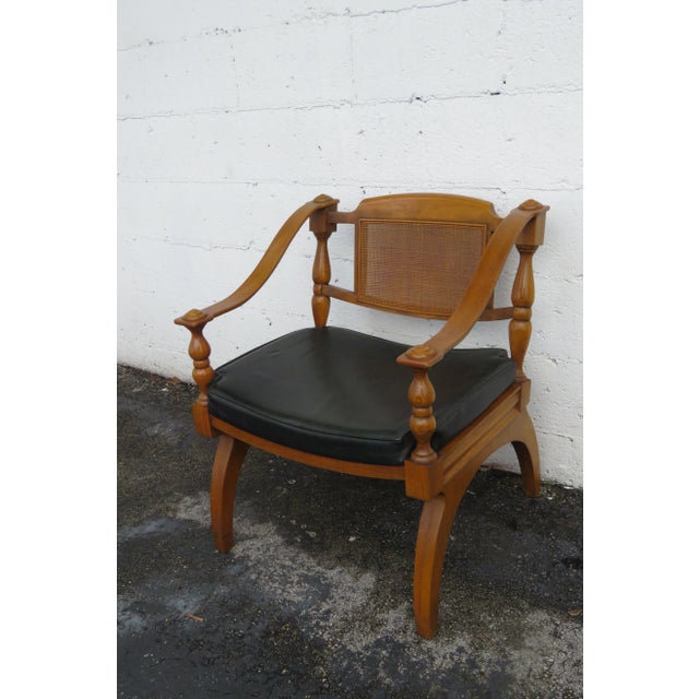 Mid 20th Century Lenoir Mid Century Hollywood Regency Side Chairs a Pair For Sale - Image 5 of 13