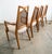 Drexel 1960s Mid Century Modern Dining Chairs 6 Drexel Pinnacle Salmon Brown High Back Cane, Attributed For Sale - Image 4 of 11