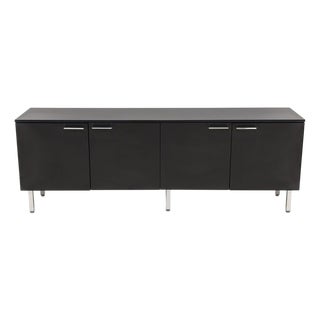 Black Executive Storage Sideboard For Sale