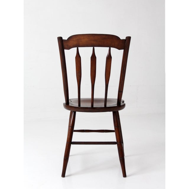Vintage Windsor Side Chair For Sale - Image 9 of 12
