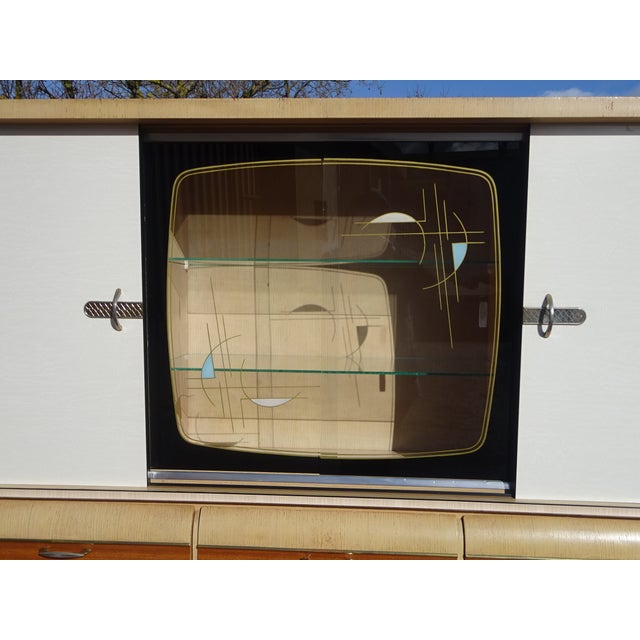 Large Vintage Sideboard in Wood and Formica from Weiler, 1960s For Sale - Image 17 of 18