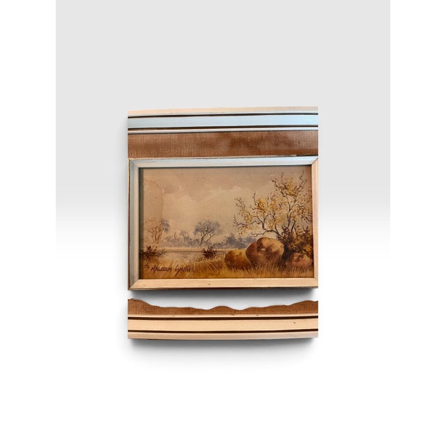 1970s 1974 Malcolm Smith Original South African Landscape Paintings - Set of 3 For Sale - Image 5 of 11