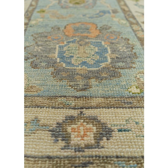 Turkish Oushak Rug 2'2"x 4'10" #20110 For Sale - Image 4 of 8