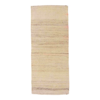 Small Vintage Turkish Kilim Rug - 2`0″ X 4`11″ Ft. For Sale