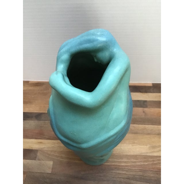 Van Briggle 1960s Vintage Van Briggle Lorelei Sculptural Vase For Sale - Image 4 of 5