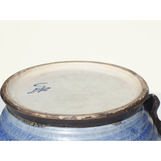 Ceramic Art Deco Italian Albisola Ceramic Vase, 1930s For Sale - Image 7 of 8