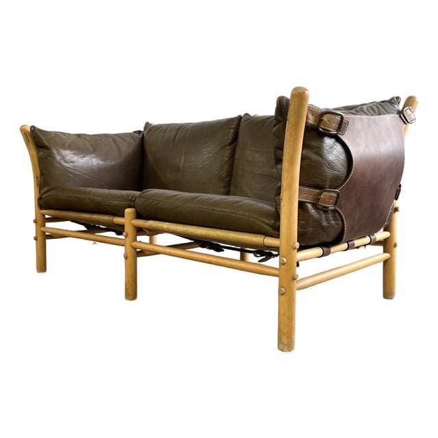 Arne Norell Ilona Safari Loveseat Danish Modern For Sale