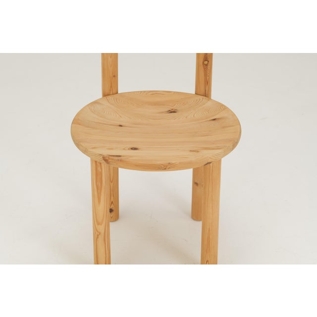 Vintage Dining Chairs in Pine by Rainer Daumiller, 1970s, Set of 6 For Sale - Image 4 of 15