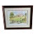 Vintage Framed Signed Print Children Playing Outside "Amish Happier Days" For Sale