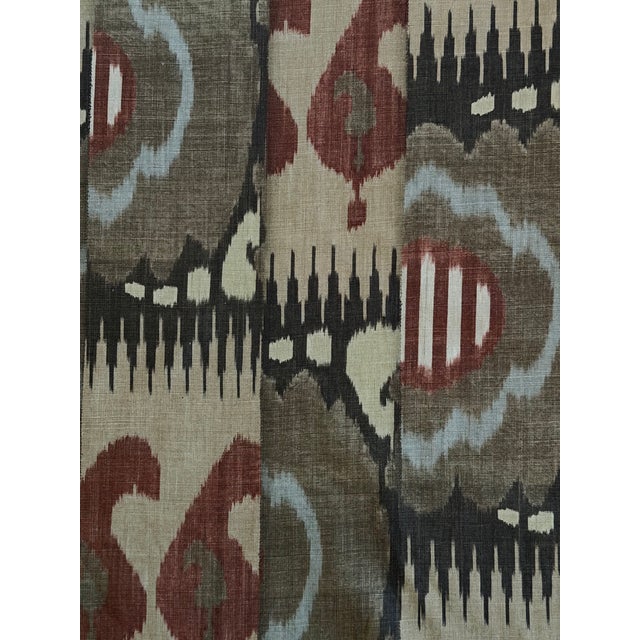 Lewis & Wood - Kimono Linen Fabric in Chilli Mocha 5 Yards For Sale In Raleigh - Image 6 of 6