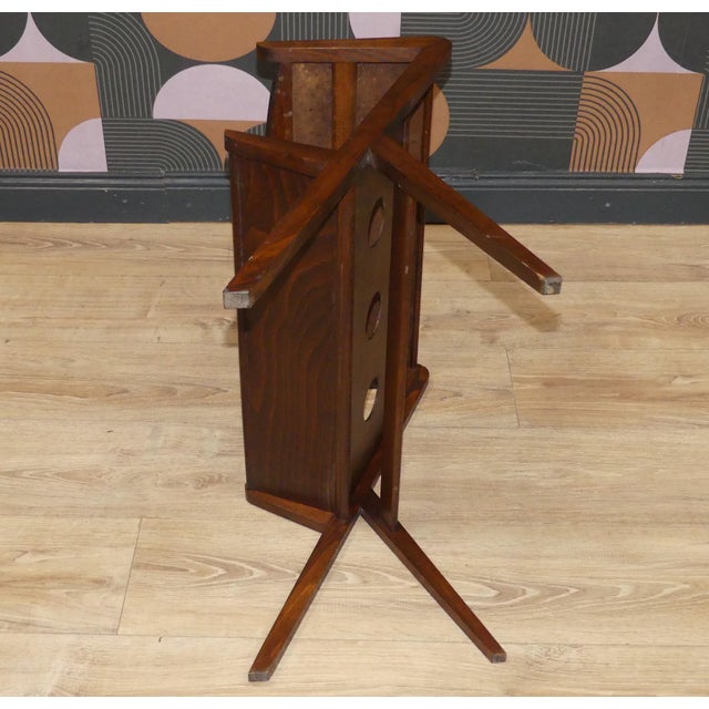 Side Table with Magazine Rack and Formica Top, 1950s For Sale - Image 9 of 11
