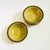 A set of 5 mid century stoneware bowls, made in Japan by Imperial Stoneware. Each features a speckled olive green glaze...