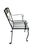 Mid-Century Modern Vintage Salterini Wrought Iron Outdoor Patio Dining Chair For Sale - Image 3 of 9