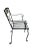 Mid-Century Modern Vintage Salterini Wrought Iron Outdoor Patio Dining Chair, Attributed For Sale - Image 3 of 9