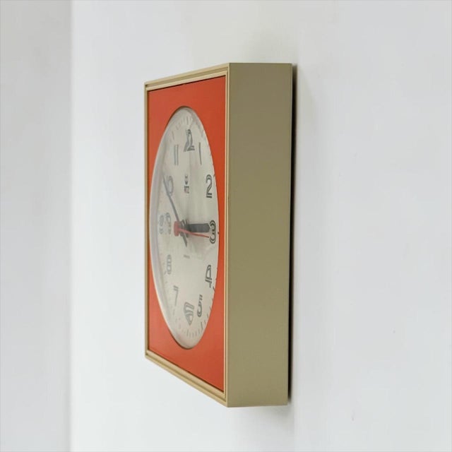 Vintage Wall Clock from Ritz Italora, Italy, 1960s For Sale - Image 4 of 11