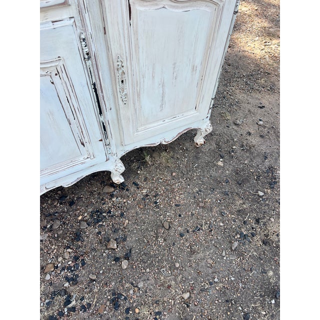 White French 19th Century Louis XV Painted Walnut Sideboard For Sale - Image 8 of 12