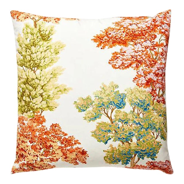 The House of Scalamandré Central Park Pillow, Autumn For Sale