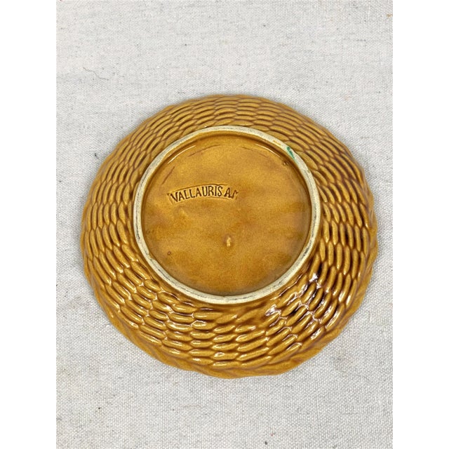 Vintage Majolica Plate For Sale In New Orleans - Image 6 of 8