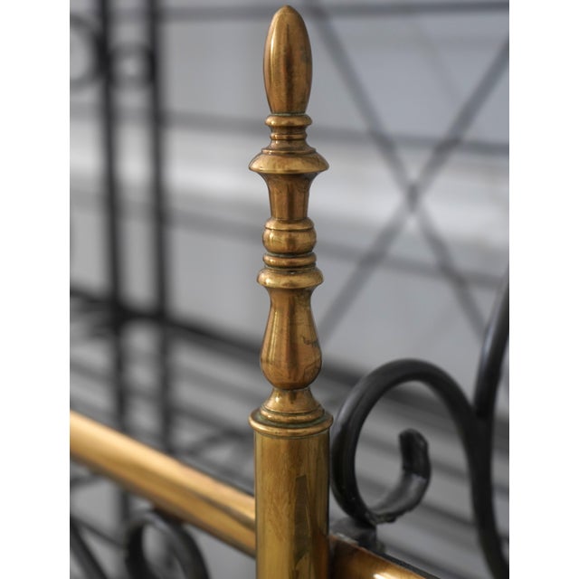Charleston Forge Iron & Brass Large Bakers Rack For Sale In Philadelphia - Image 6 of 16