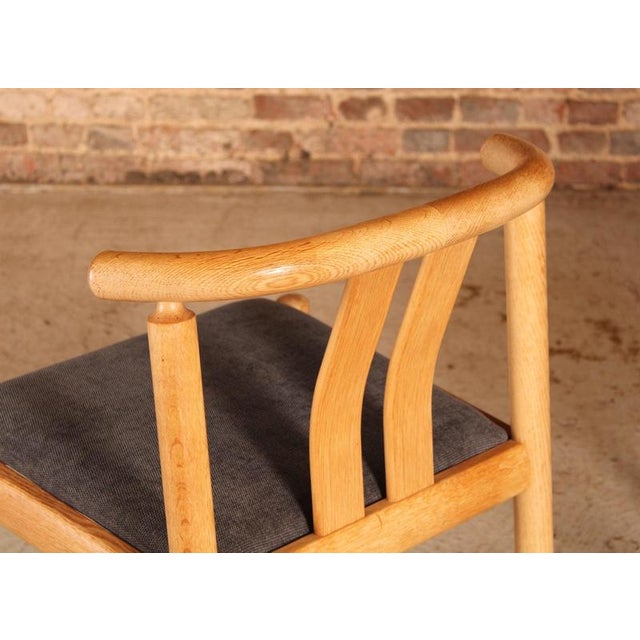 Mid-Century Danish Oak Dining Chairs by Hans J. Frydendal for Boltinge, 1970s, Set of 4 For Sale - Image 11 of 13