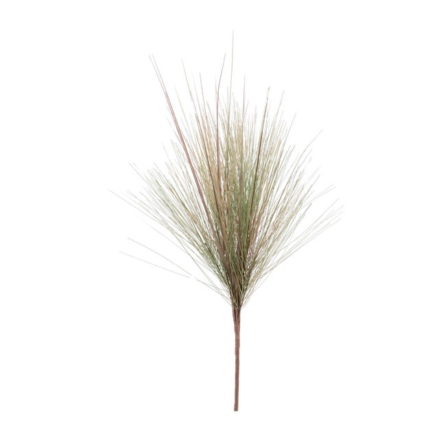 Bring the beauty of fall nature indoors with this set of two Grass Foliage Bushes. Featuring earthy green and brown tones,...