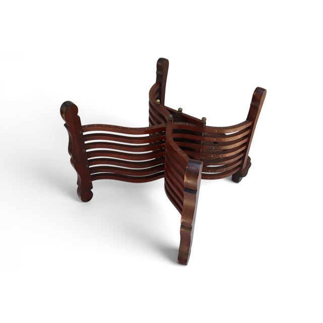 Vintage Savonarola Cedar Chair, 1950s For Sale - Image 12 of 18