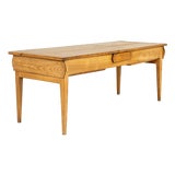 French Ash Farmhouse Table, 19th Century For Sale