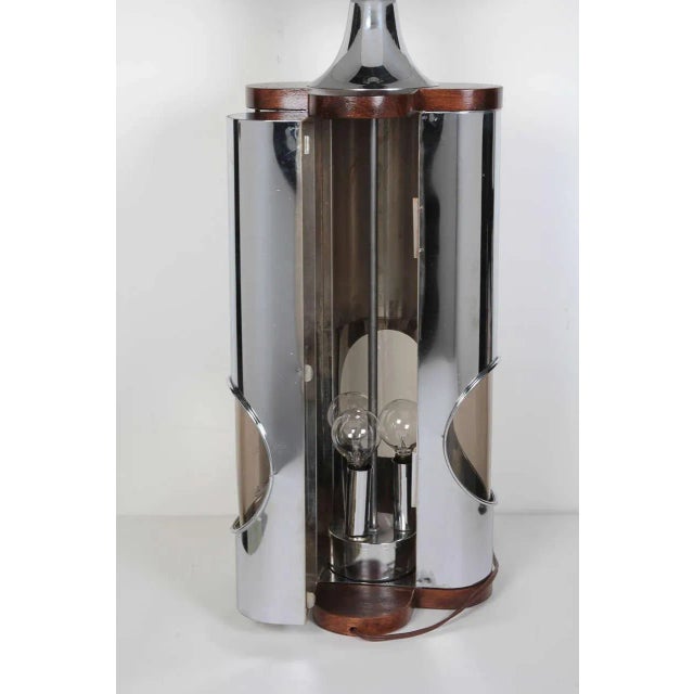 Wood Sculptural Hollywood Regency Lamps by Laurel - a Pair For Sale - Image 7 of 11