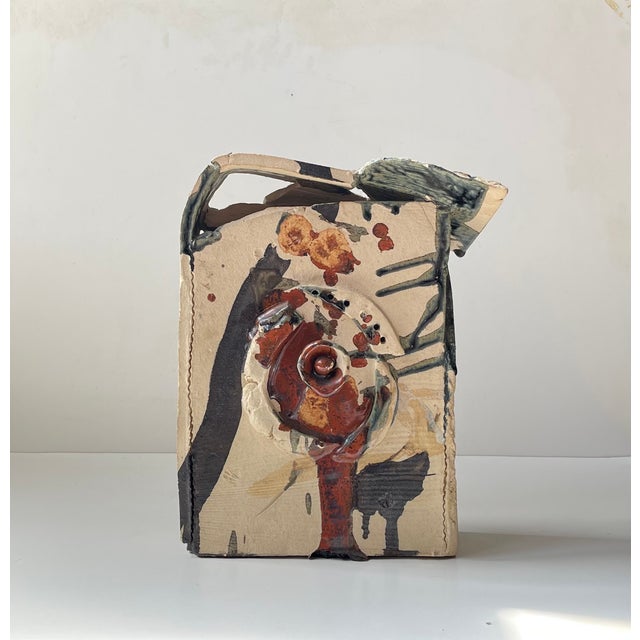 Abstract Ceramic Sculpture by Nell Bernard Leauté, 1980s For Sale - Image 12 of 12