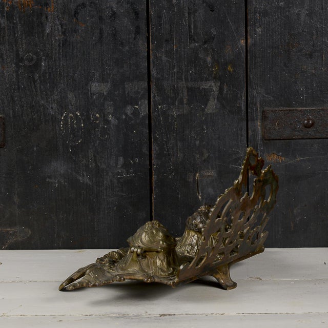 Desk Set for Writing Desk in Brass, 1890s For Sale - Image 8 of 9