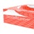 Sublime Trellis Salmon Acrylic Candy Catchall Dish, Large For Sale In Miami - Image 6 of 9