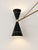 1970s Vintage Black Double Cone Chandelier, 1970s For Sale - Image 5 of 9