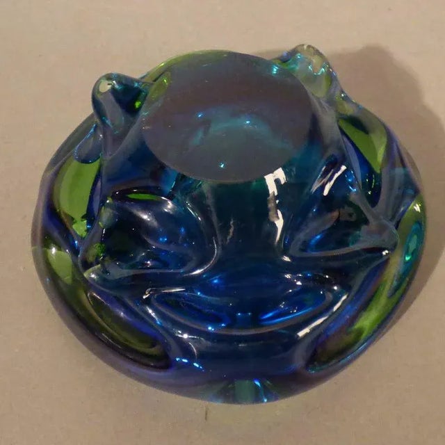 Czech Ashtray in Glass by Josef Hospodka for Chribska Glassworks For Sale - Image 6 of 8