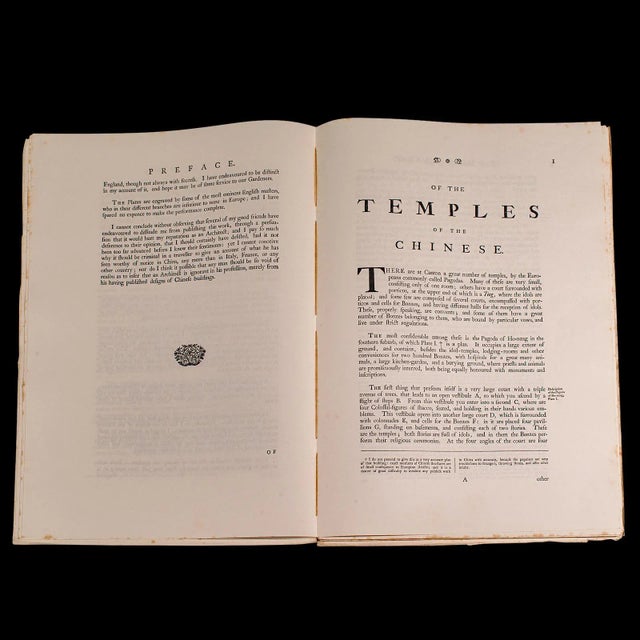 1969's English Vintage Reproduction Folio Chinese Design For Sale - Image 4 of 12