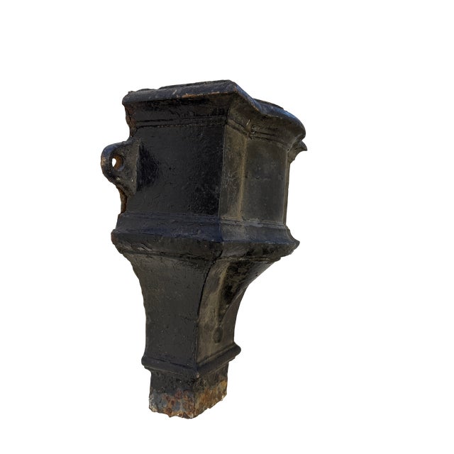 Victorian English Cast Iron Rainwater Hopper Wall Planter For Sale In Los Angeles - Image 6 of 8