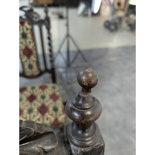 Louis XIII Oak Chairs, Set of 6 For Sale - Image 9 of 10