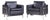 Robert Haussmann for De Sede Mid Century Black Leather Chairs - Pair For Sale