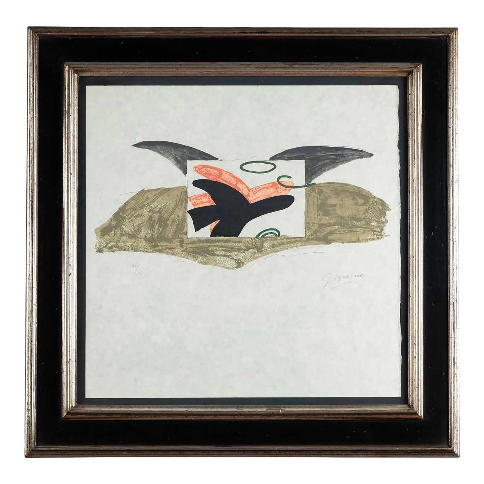 Original Georges Braque Signed Print - Affiche Pour l'Exposition