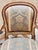 Fourteen Italian Louis XVI period paint-decorated laccatura dining chairs, 18th c., each having rounded back and seat, in...