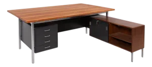 Desk by Herbert Hirche for Holzäpfel, 1950s