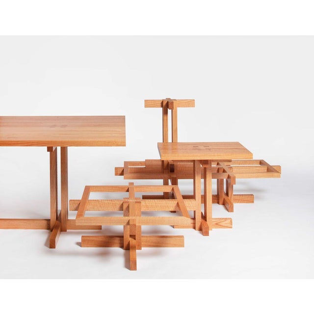 Wood Ray Kappe RK10 Coffee Table in Red Oak by Original in Berlin, Germany, 2020 For Sale - Image 7 of 8