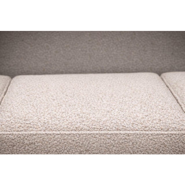 Rino Levi Sofa in Hardwood and Bouclé, Brazilian Modern, 1960s For Sale - Image 10 of 11
