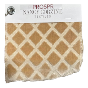 Nancy Corzine Antinori Blond Silk Cut Velvet Fabric - Priced Per Yard