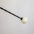 Black Y Pendant Small, Black, 23in H, 3 Inch Glass Globes, by Research.Lighting, Modern, Minimal Hanging Light For Sale - Image 8 of 11