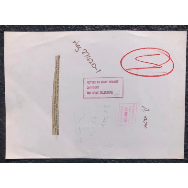 Nautical British Navy Sailors Black & White Photograph For Sale - Image 3 of 3