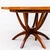Wood Monumental Mid Century Modern Expandable Pedestal Base Dining Table in Walnut For Sale - Image 7 of 15