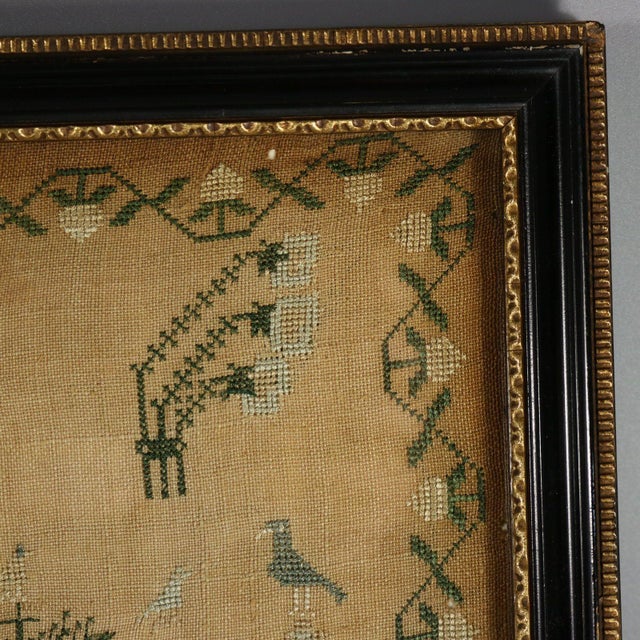 Antique Scottish Sampler, c.1840, by Helen Smith For Sale - Image 13 of 18